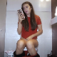 A pretty Italian girl cuts a long, squealing fart, pisses, grunts and pushes, then tries to take a shit while sitting on a toilet. There is no loud plop, but it appears she was successful. Good constipation clip. 720P HD. About 10 minutes.